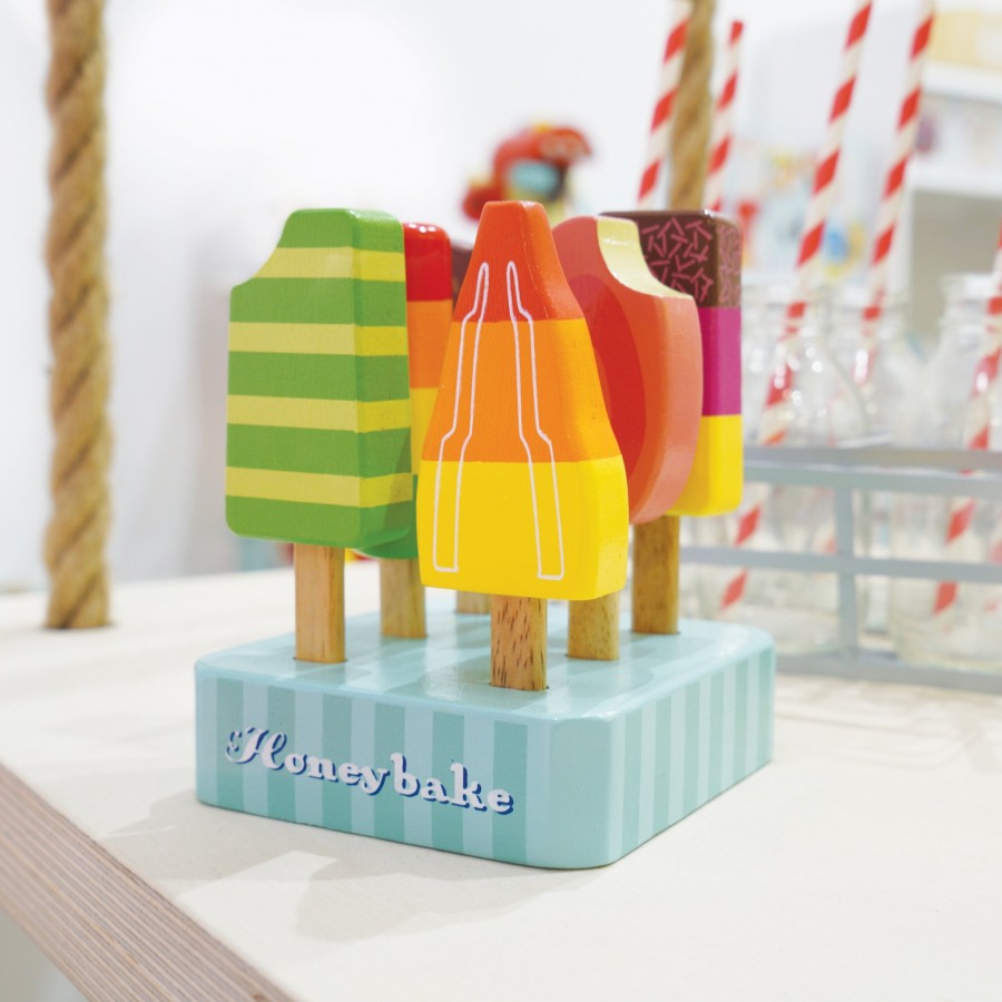 wooden toy ice lollies