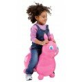 Raffy le lapin sauteur rose - Ballon gonflable pour sauter