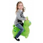 Raffy le lapin sauteur vert - Ballon gonflable pour sauter Raffy le lapin sauteur vert - Ballon gonflable pour sauter