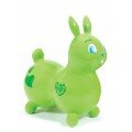 Raffy le lapin sauteur vert - Ballon gonflable pour sauter