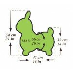 Raffy le lapin sauteur vert - Ballon gonflable pour sauter Raffy le lapin sauteur vert - Ballon gonflable pour sauter