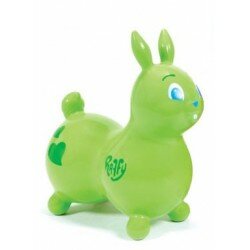 Raffy le lapin sauteur vert - Ballon gonflable pour sauter Raffy le lapin sauteur vert - Ballon gonflable pour sauter