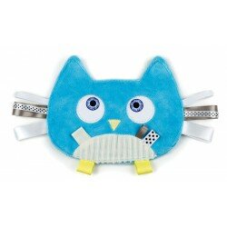 Hibou l'intello - Doudou-étiquettes craquante - Les Tronches Hibou l'intello - Doudou-étiquettes craquante - Les Tronches