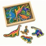 Jeu d'aimants dinosaures magnétiques