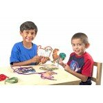 Apprendre à lacer - Les animaux de la ferme