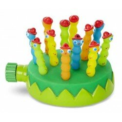 Arroseur petits vers d'été multicolore - Jeu d'eau