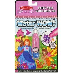 Cahier à colorier à l'eau Water Wow - Les fées