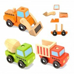 Camions de construction à empiler