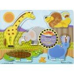 Casse-tête à texture - Les animaux du zoo