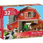 Casse-tête La ferme - 32 gros morceaux pour le sol