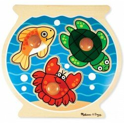 Casse-tête à gros boutons - Le bocal à poissons