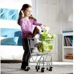 Panier d'épicerie en métal - Chariot roulant