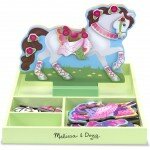 Cheval en bois à tenues magnétiques