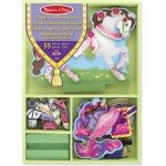 Cheval en bois à tenues magnétiques