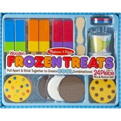 Ensemble de friandises glacées en bois