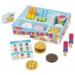 Ensemble de friandises glacées en bois