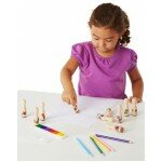 Ensemble d'étampes deluxe sur manches en bois