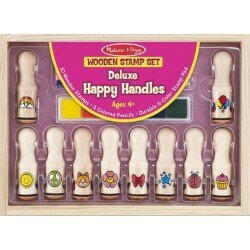 Ensemble d'étampes deluxe sur manches en bois