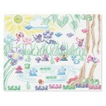 Ensemble d'étampes et tampons encreurs - Jardin féérique