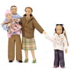 Famille de poupées flexibles Famille de poupées flexibles