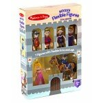Figurines de château en bois