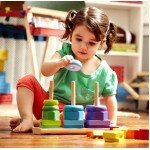 Formes géométriques à empiler - 3 tours