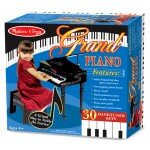 Grand piano classique noir