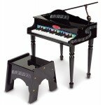 Grand piano classique noir