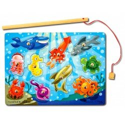 Jeu magnétique casse-tête - Pêcher les poissons