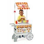 Kiosque roulant à crème glacée et hot dogs