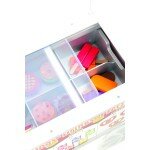 Kiosque roulant à crème glacée et hot dogs