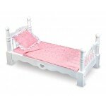 Lit de poupée en bois