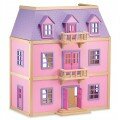 Maison de poupée 3 étages en bois