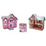 Maison victorienne de poupée en bois