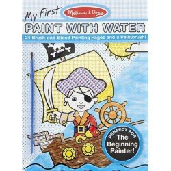 Mes premières peintures avec de l'eau - Pirates, construction, espace et plus