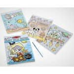 Mes premières peintures avec de l'eau - Pirates, construction, espace et plus