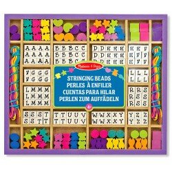 Wooden Stringing Alphabet Beads