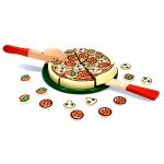 Pizza en bois à garnir et couper