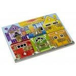 Planche à verrous - Jouet éducatif en bois