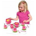 Service à thé papillon