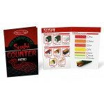 Comptoir à sushis en bois