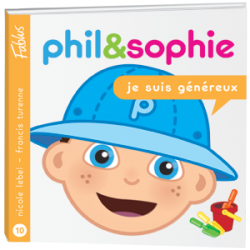 Je suis généreux - Phil & Sophie - Livre
