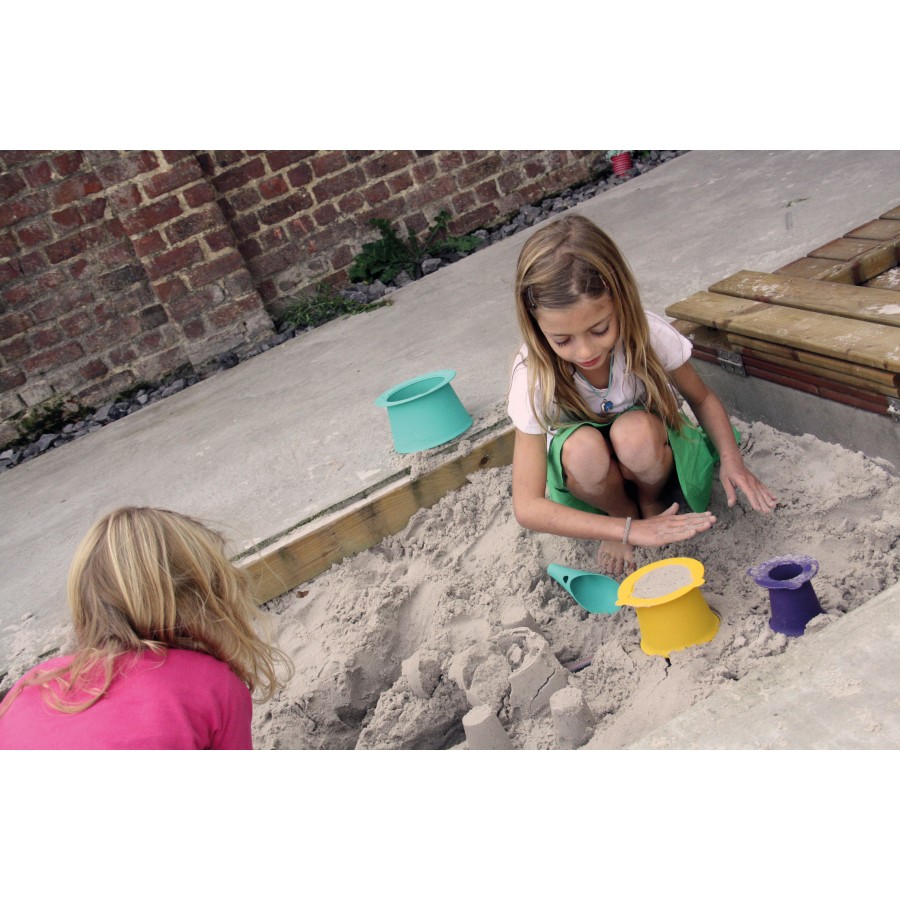 Ensemble de jeu de sable de plage Agglo pour enfants avec seau