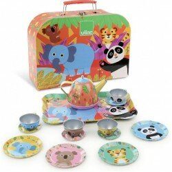 Service à thé en métal - La jungle